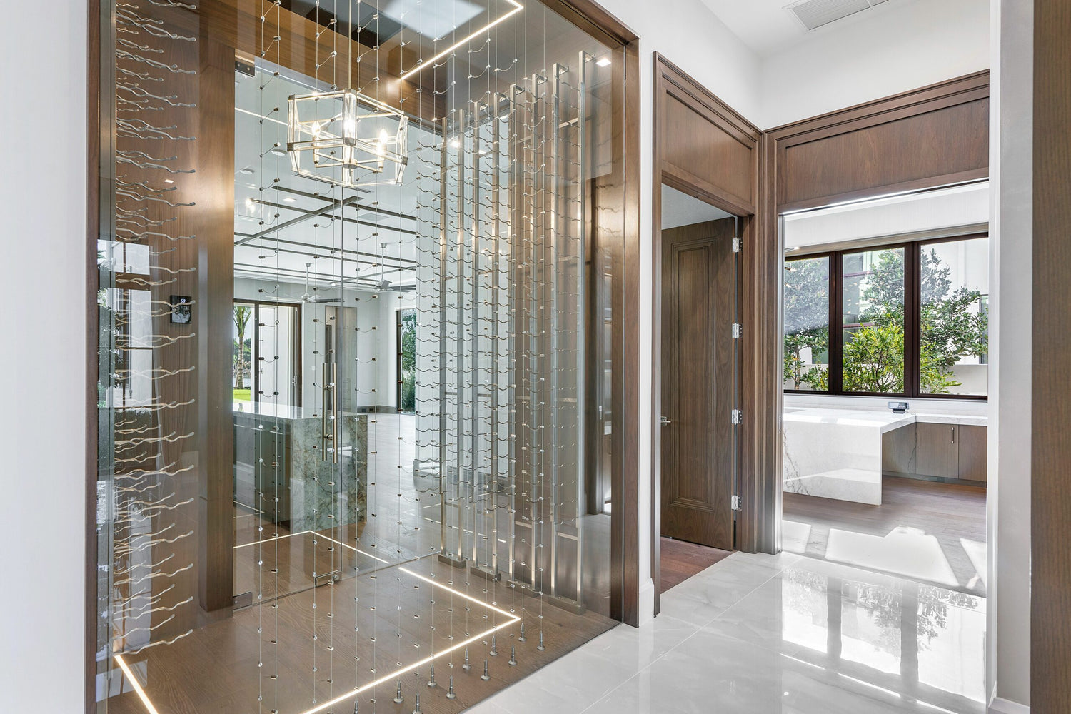 VintageView W Series Wine Rack Frame 2-inch Standoff Bracket (floor-to-ceiling wine rack component)