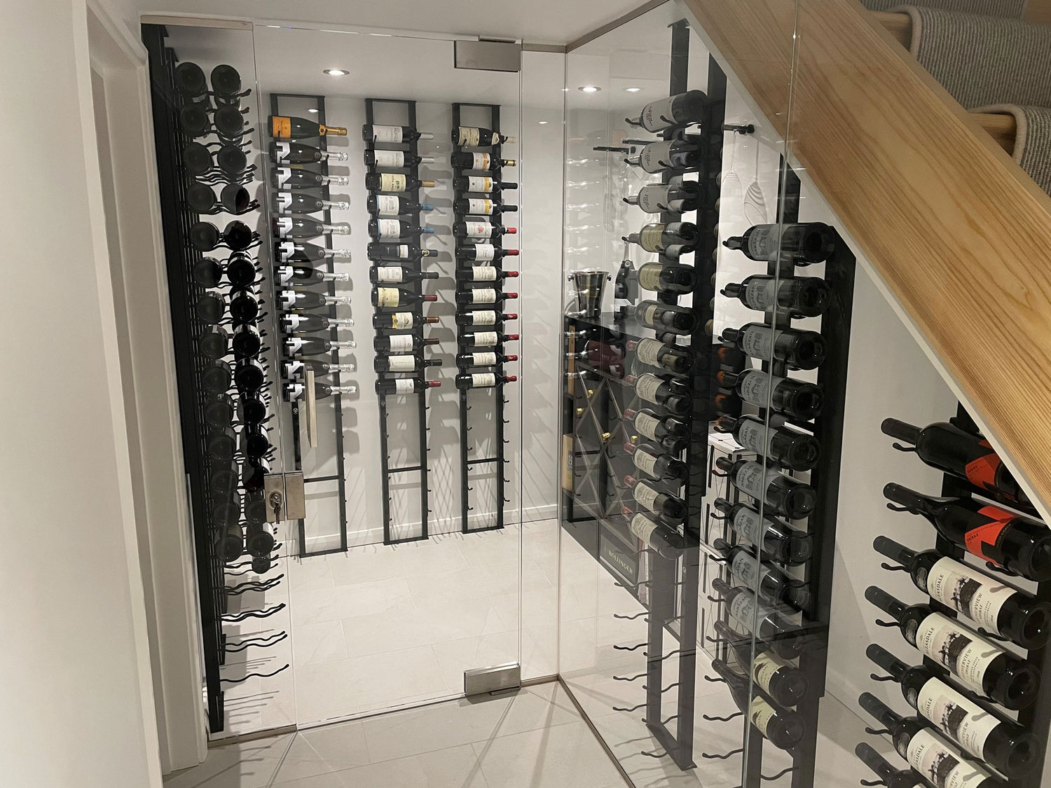 VintageView W Series Wine Rack Frame Mag 10 (floor to ceiling, up to 104 1.5L wine bottles)