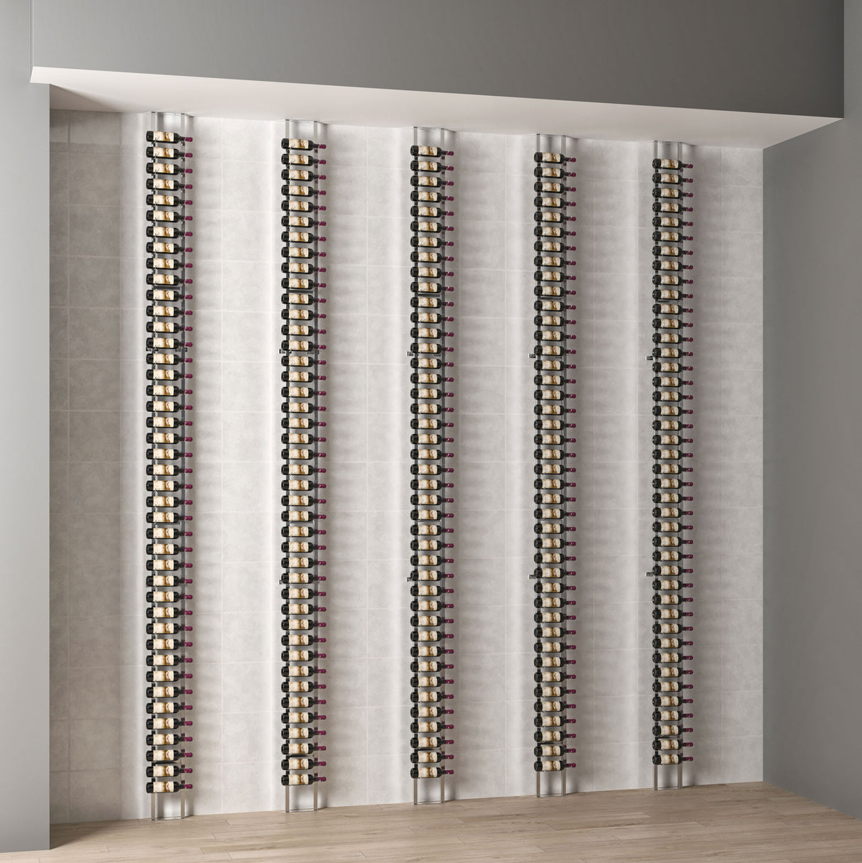 VintageView W Series Wine Rack Frame Vertical Extension Bracket (floor-to-ceiling wine rack component)