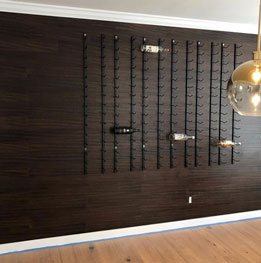 VintageView Wall Wine Rack Kit 5' (15 to 45 bottles)