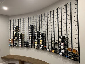 VintageView Wall Wine Rack Kit 5' (15 to 45 bottles)