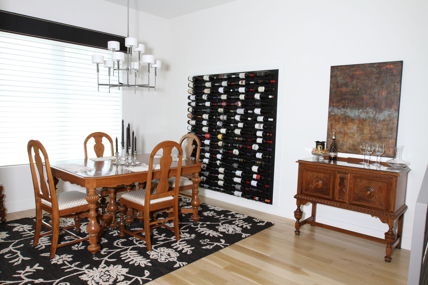 VintageView Wall Wine Rack Kit 6' (18 to 54 bottles)