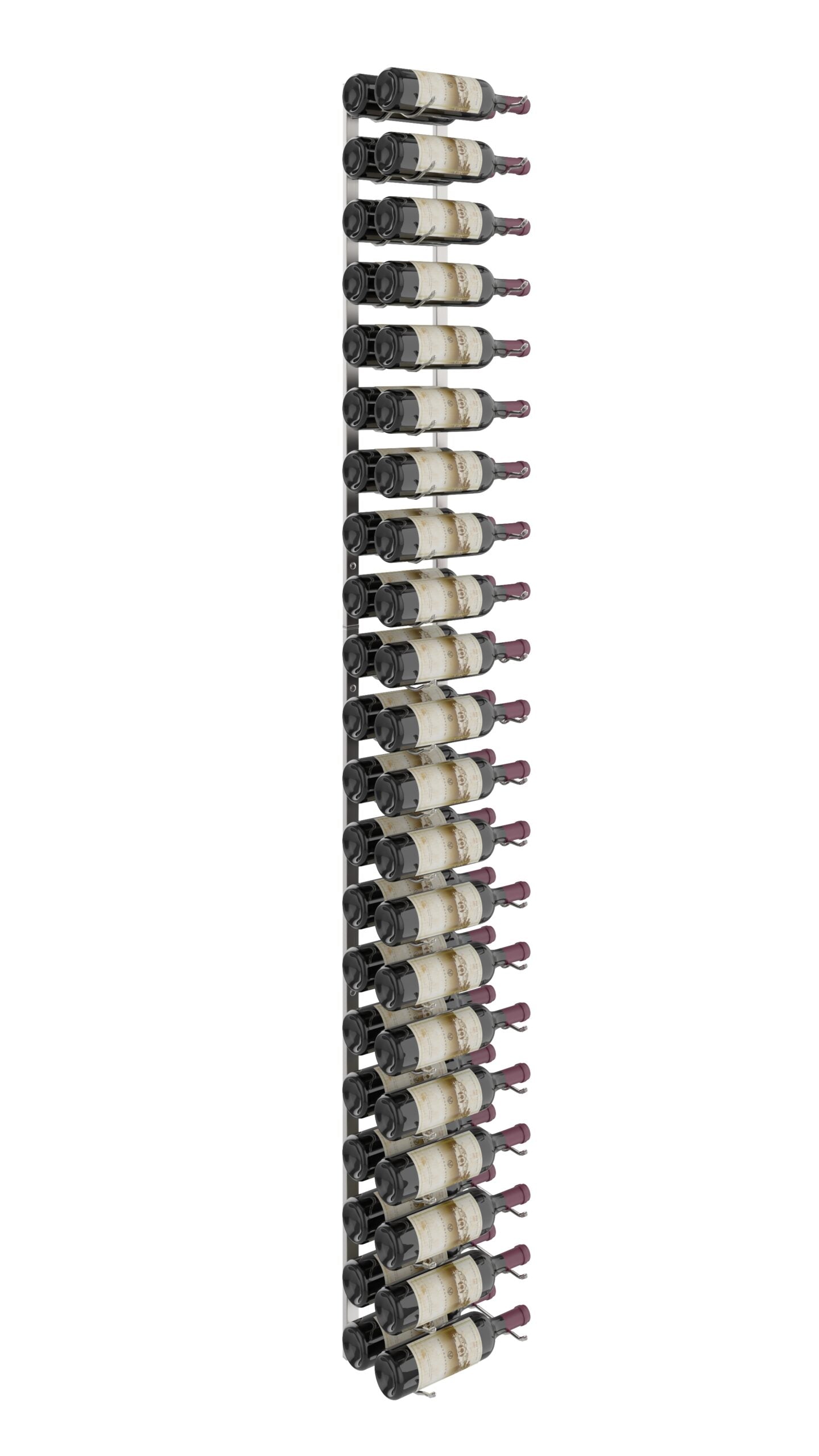 VintageView Wall Wine Rack Kit 7' (21 to 63 bottles)