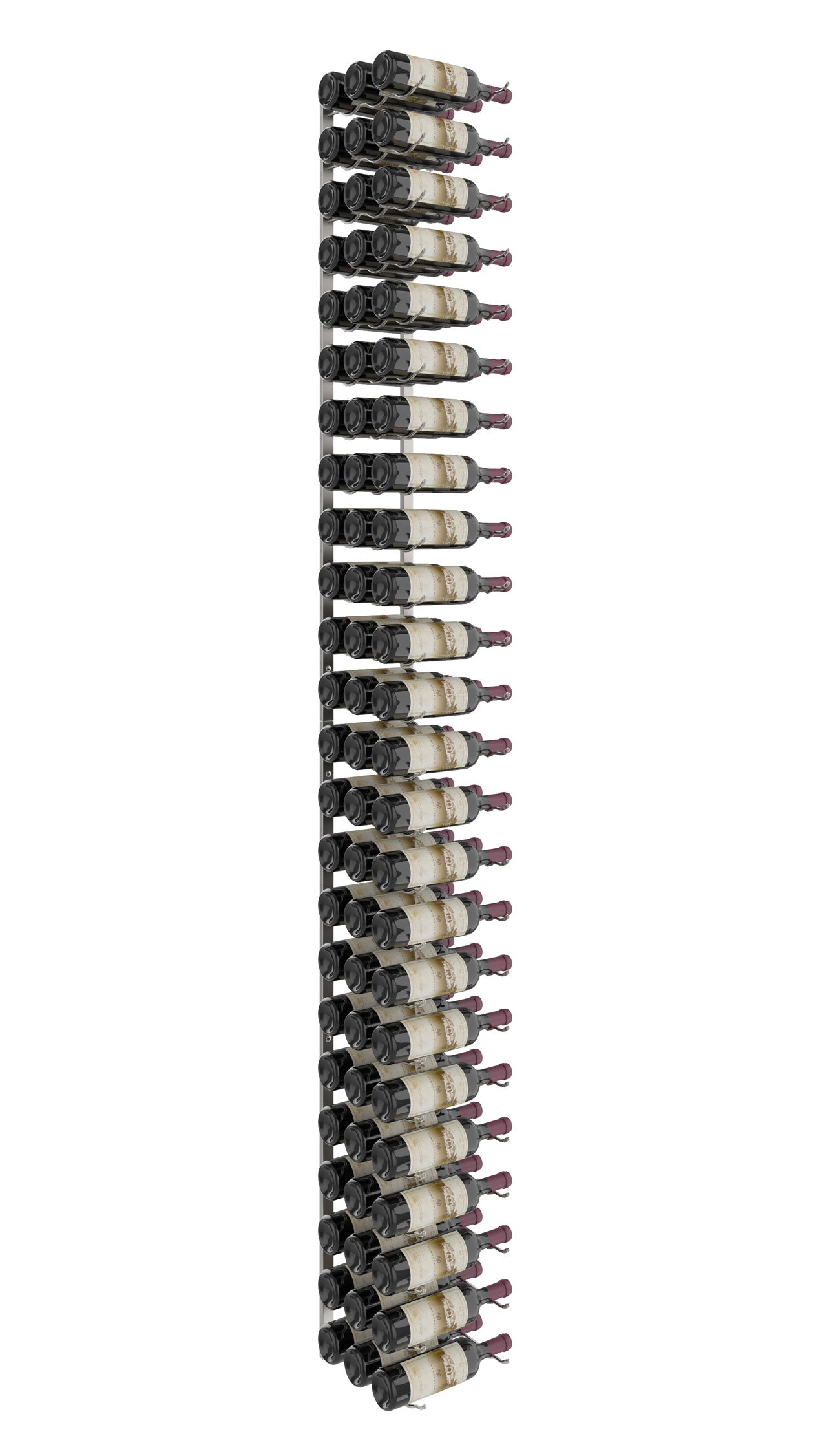 VintageView Wall Wine Rack Kit 8' (24 to 72 bottles)