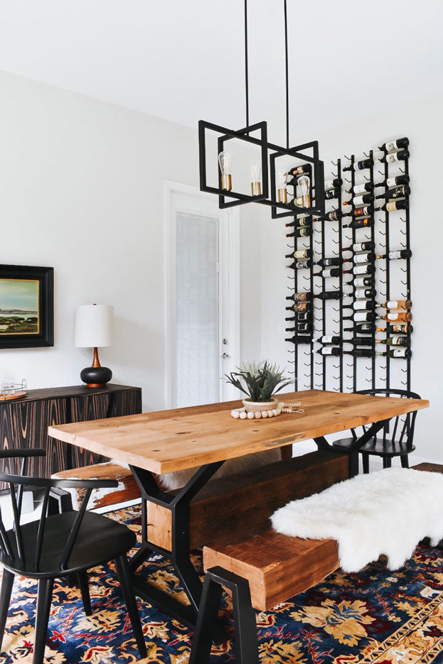 VintageView Wall Wine Racks 4' (12 to 36 bottles)