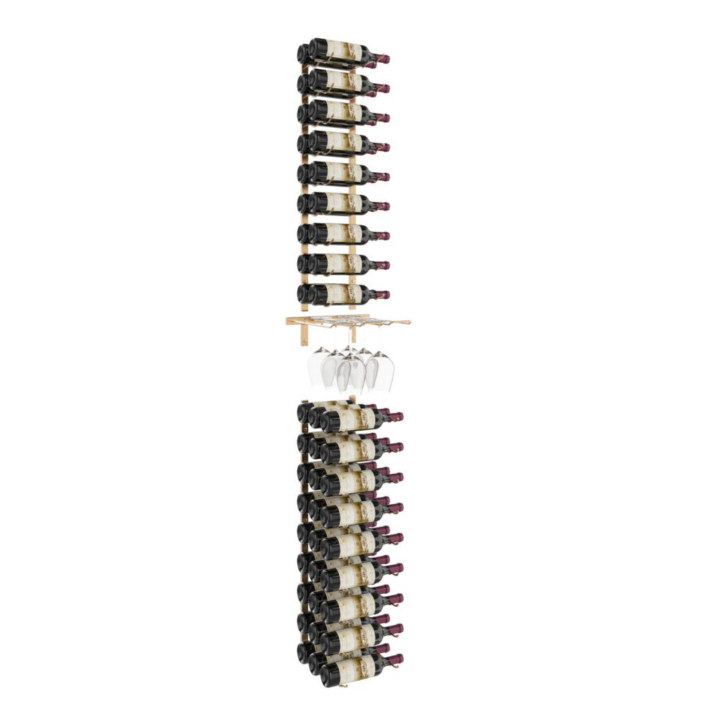 VintageView Wine Glass and Bottle Racking Kit (45 bottles, 6 Stems)