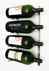 VintageView Big Bottle Wine Rack  (4 Bottles)