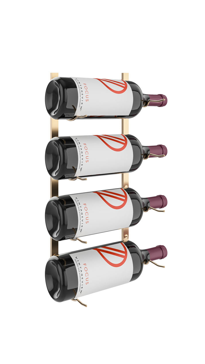 VintageView Big Bottle Wine Rack  (4 Bottles)