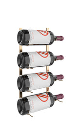 VintageView Big Bottle Wine Rack  (4 Bottles)