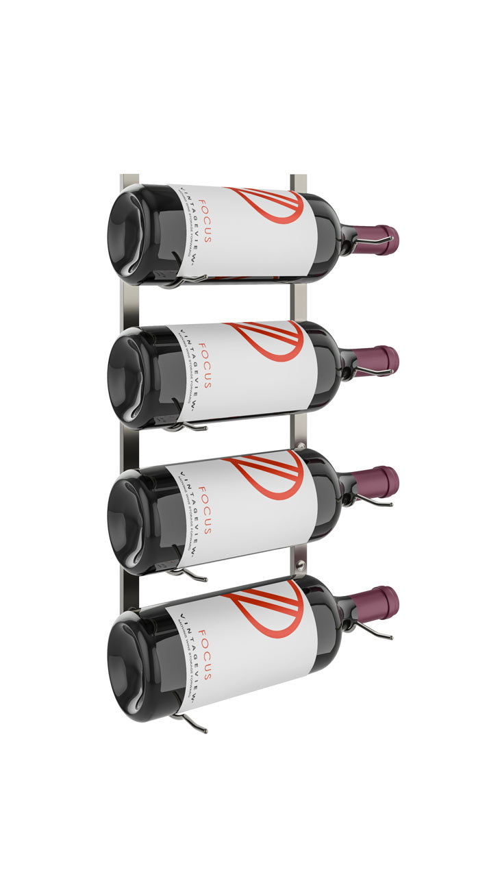 VintageView Big Bottle Wine Rack  (4 Bottles)