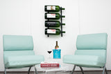 VintageView Big Bottle Wine Rack  (4 Bottles)