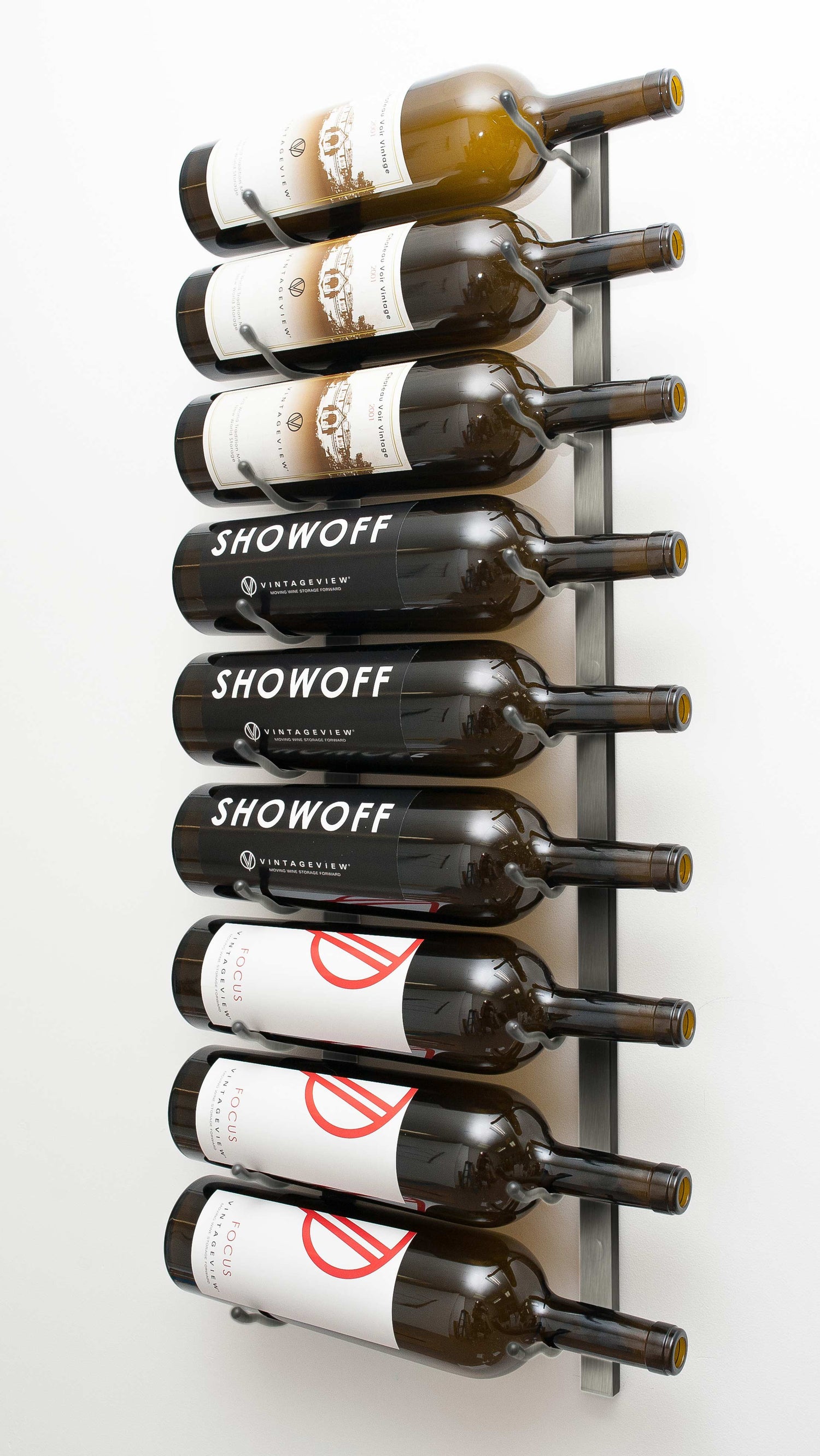 VintageView Magnum/Champagne Wine Rack  (9 to 18 bottles)