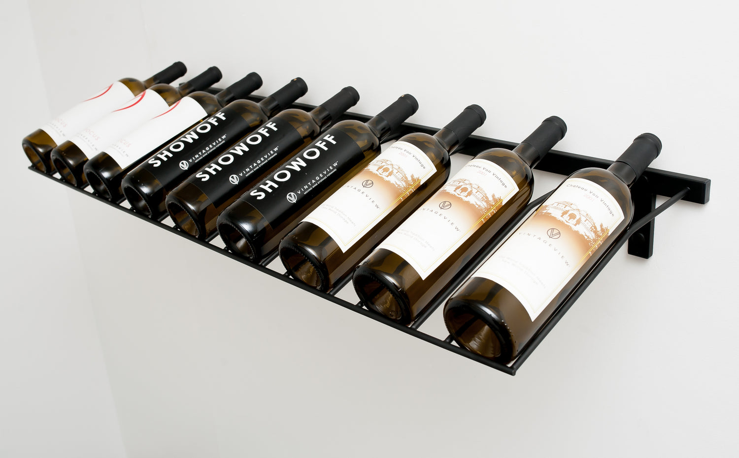 VintageView Presentation Row  Wine Rack  (3 to 9 bottles)