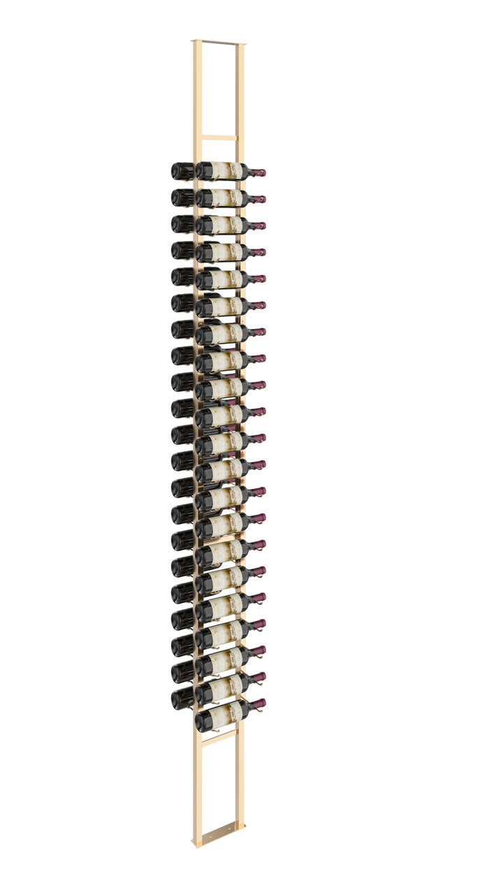 VintageView Two-Sided Floating Wine Rack Kit (42-84 Bottles)