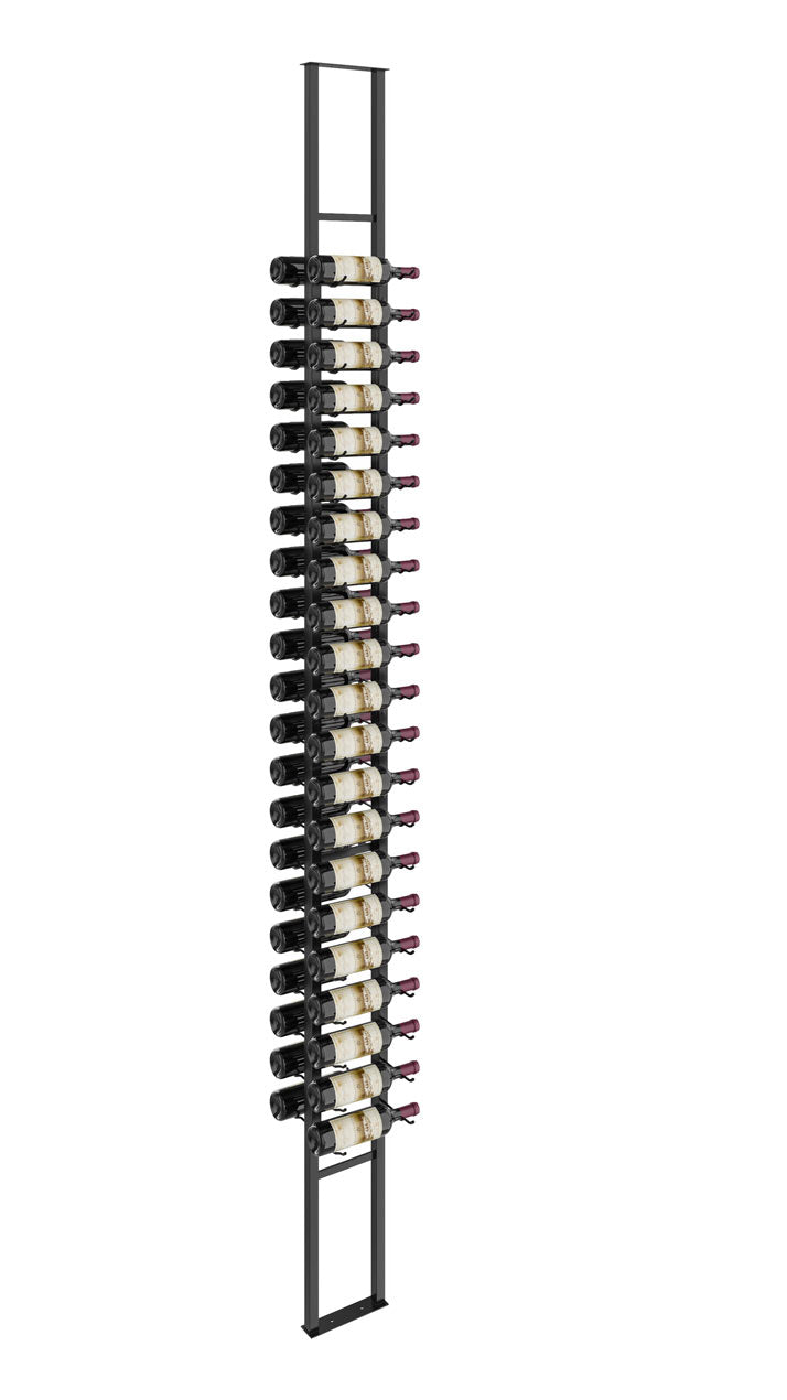 VintageView Two-Sided Floating Wine Rack Kit (42-84 Bottles)