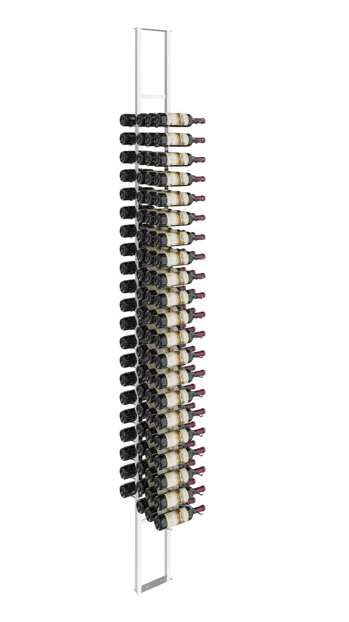 VintageView Two-Sided Floating Wine Rack Kit (42-84 Bottles)