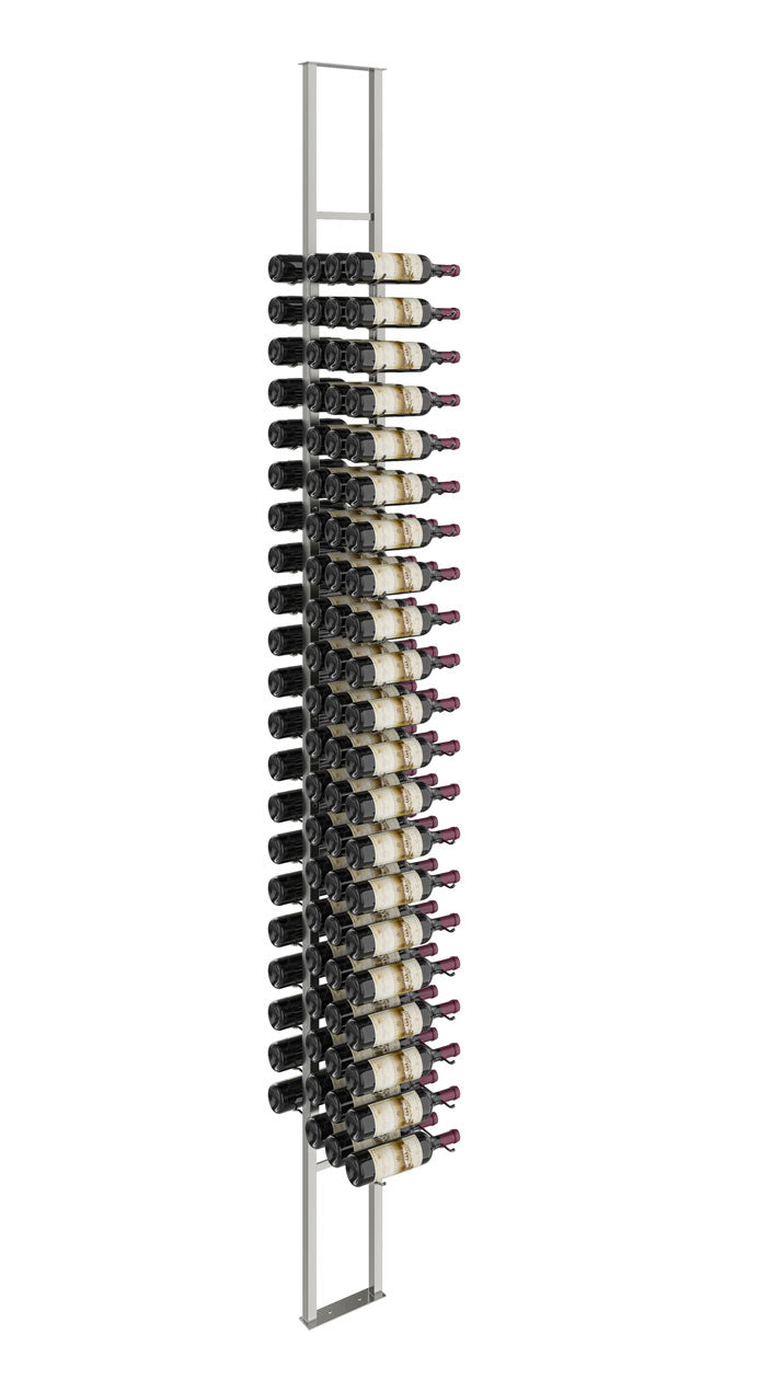 VintageView Two-Sided Floating Wine Rack Kit (42-84 Bottles)