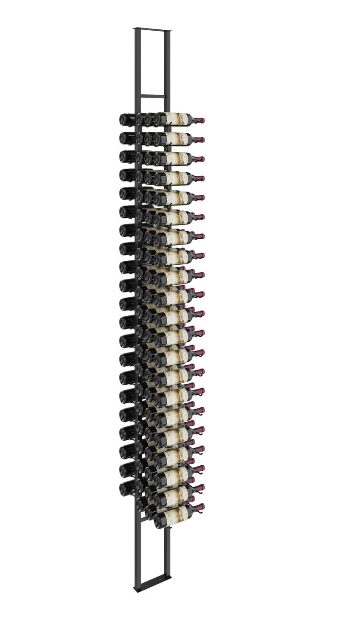 VintageView Two-Sided Floating Wine Rack Kit (42-84 Bottles)