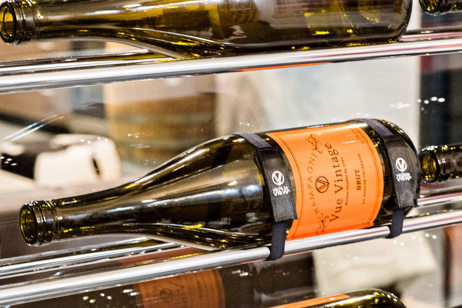 VintageView Universal Wine Bottle Retention Straps