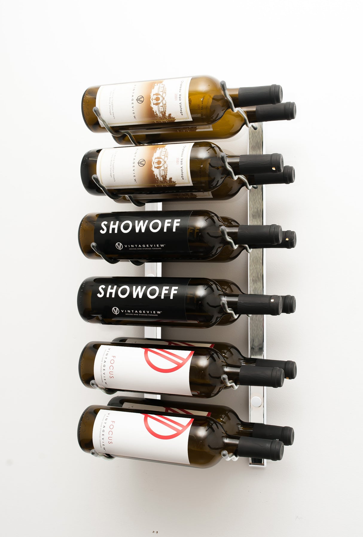 VintageView Wall Wine Racks 2' (6 to 18 bottles)