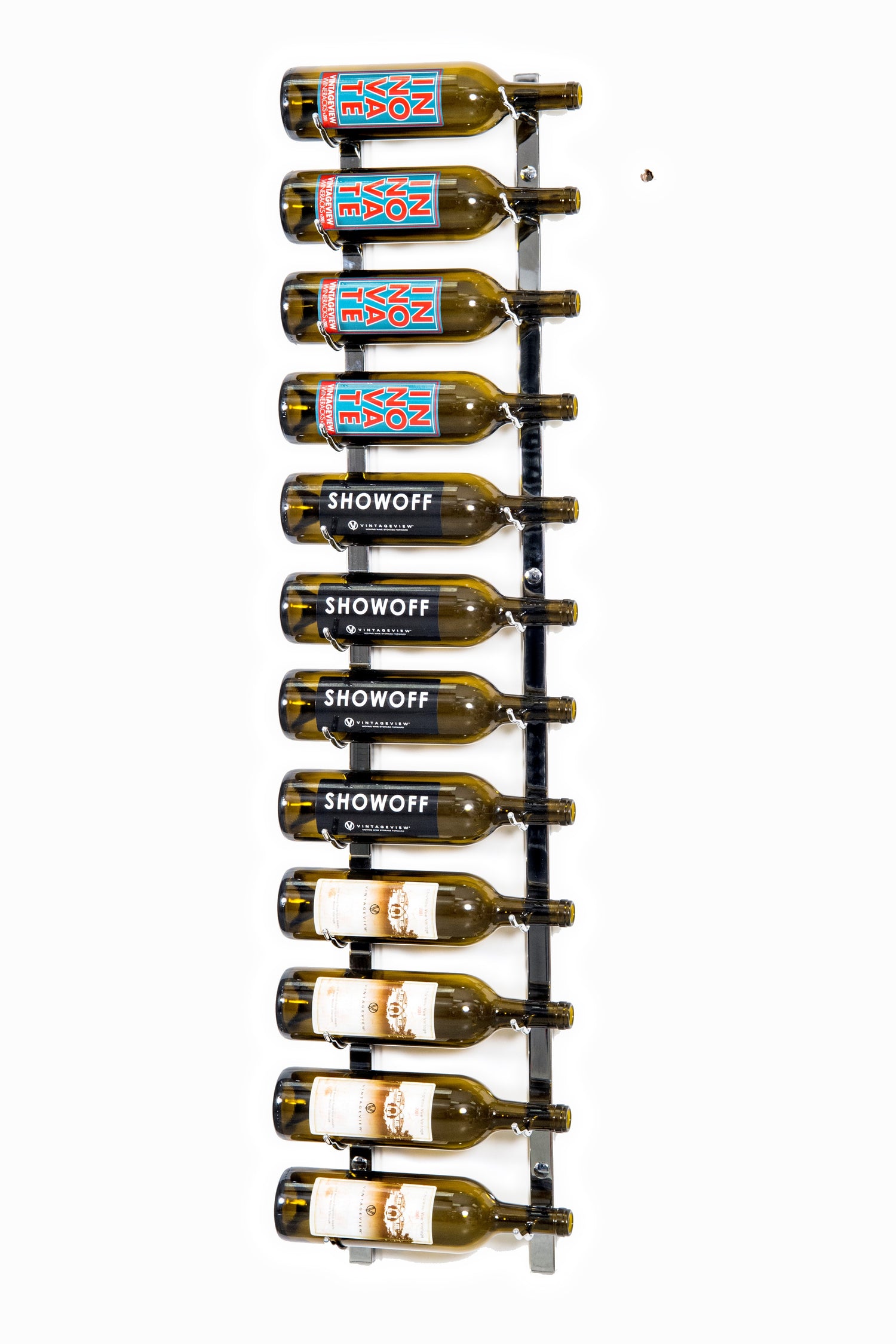 VintageView Wall Wine Racks 4' (12 to 36 bottles)