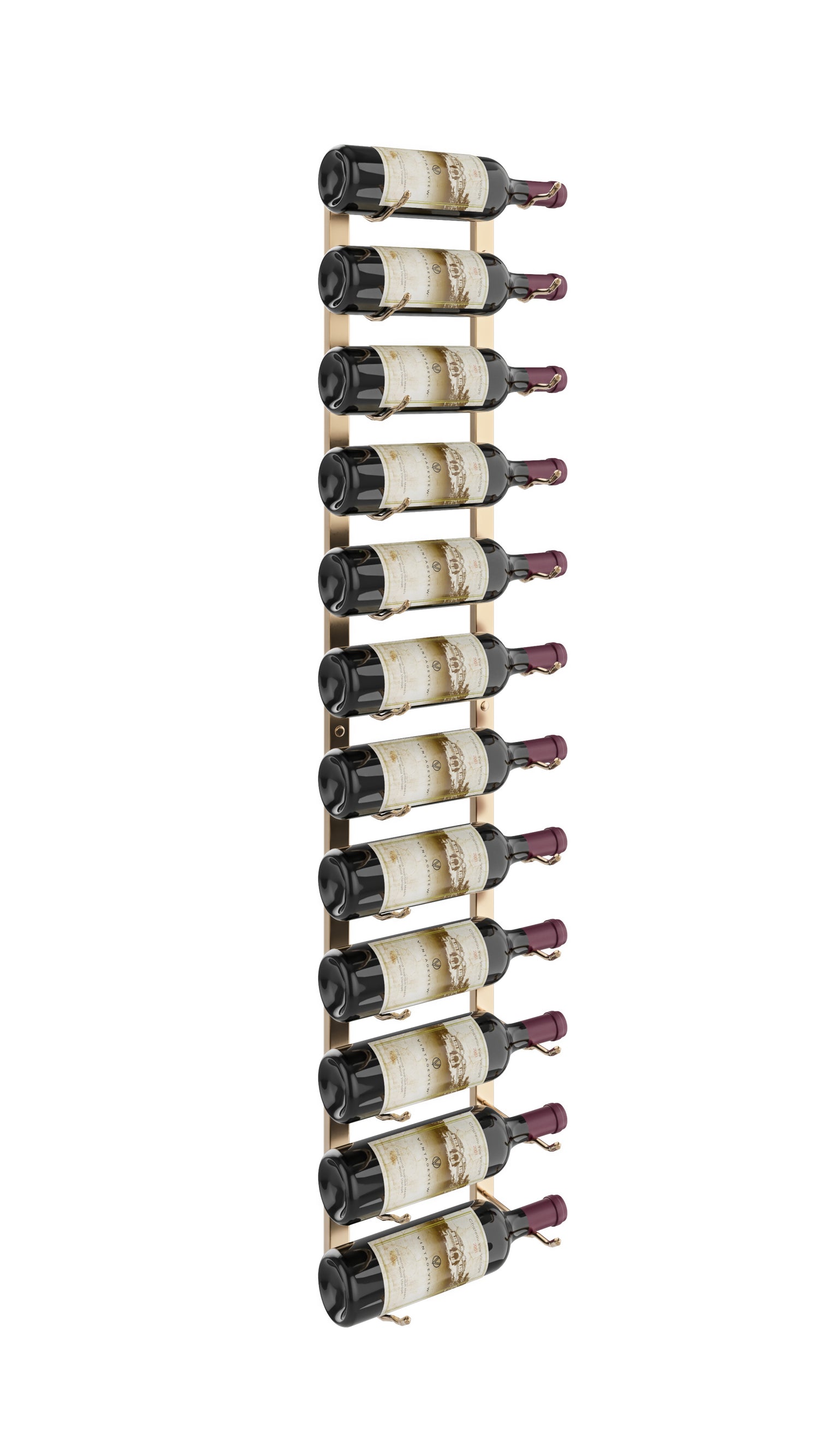 VintageView Wall Wine Racks 4' (12 to 36 bottles)