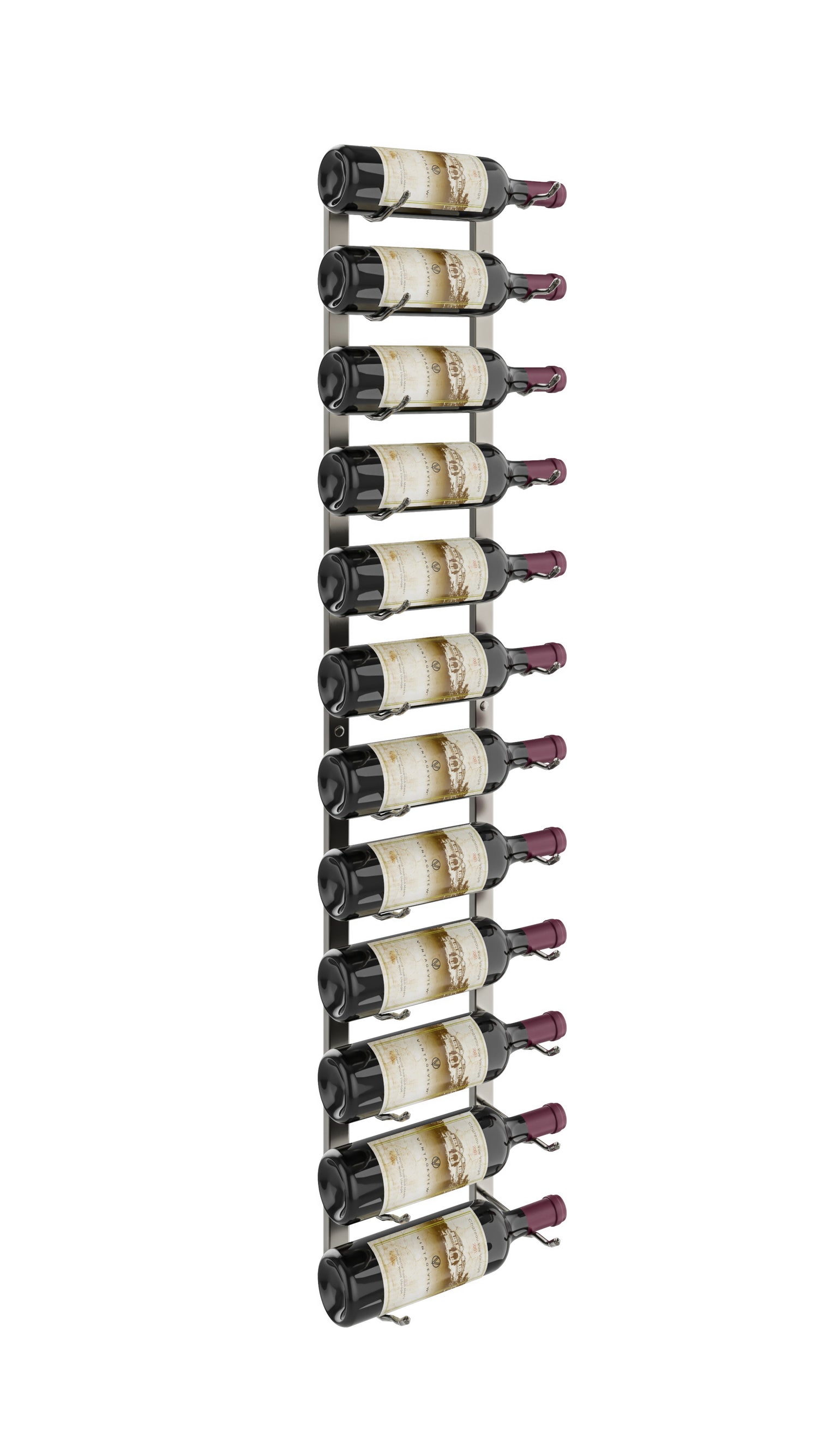 VintageView Wall Wine Racks 4' (12 to 36 bottles)