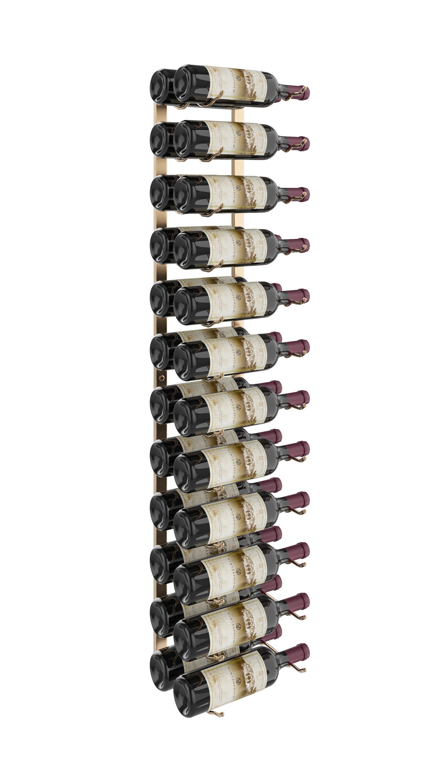 VintageView Wall Wine Racks 4' (12 to 36 bottles)