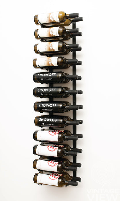 VintageView Wall Wine Racks 4' (12 to 36 bottles)