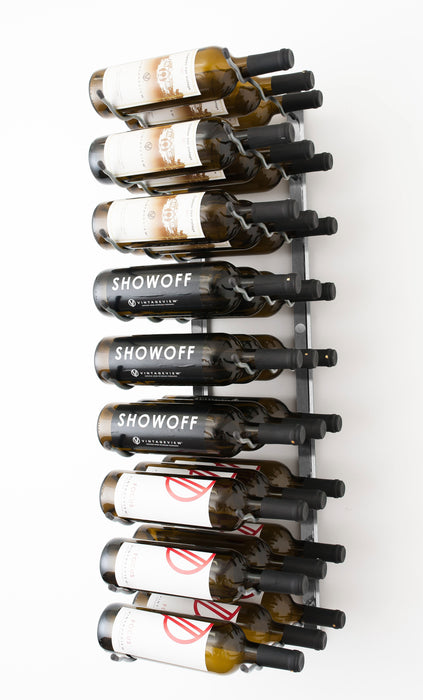 VintageView Wall Wine Racks 3' (9 to 27 bottles)