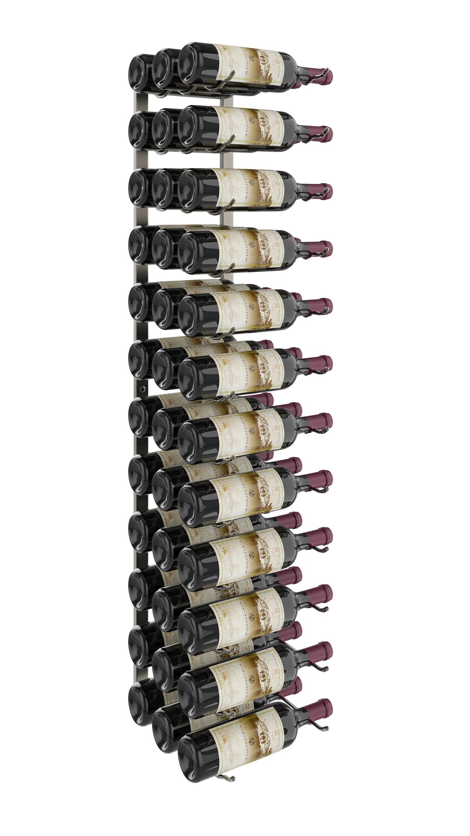 VintageView Wall Wine Racks 4' (12 to 36 bottles)