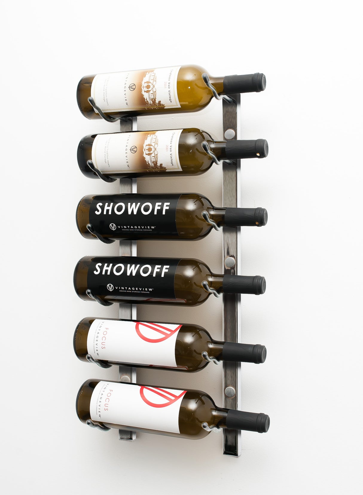 VintageView Wall Wine Racks 2' (6 to 18 bottles)