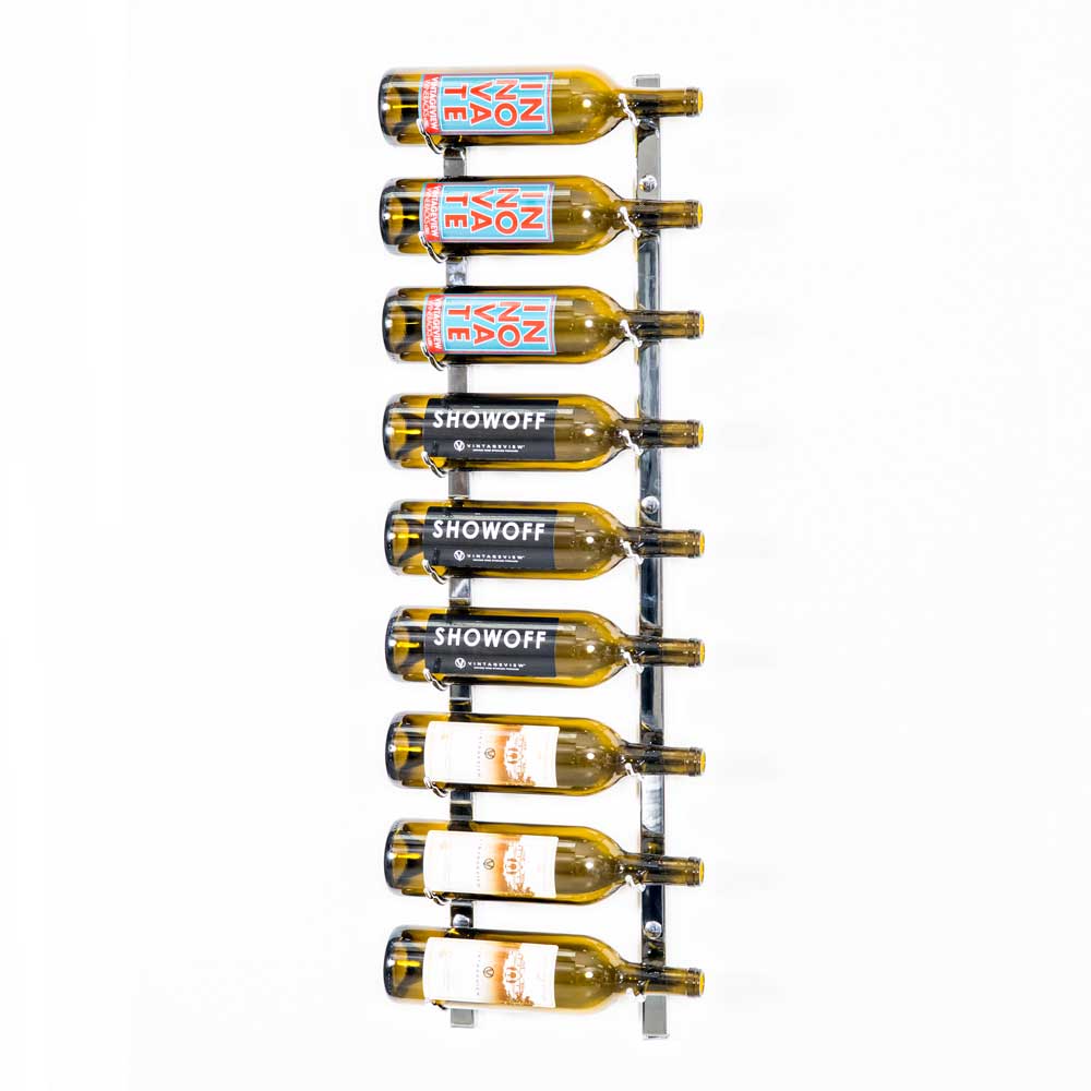 VintageView Wall Wine Racks 3' (9 to 27 bottles)