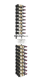 VintageView Wine Glass and Bottle Racking Kit (45 bottles, 6 Stems)