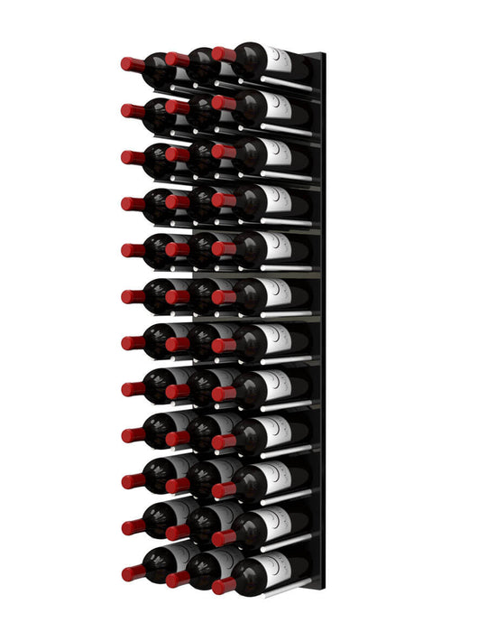 Fusion Wine Wall (Cork Forward) - Black Acrylic (4 Foot)