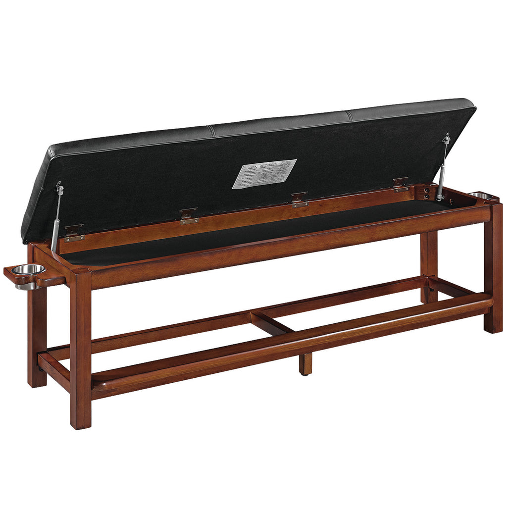 Bench with wine discount storage