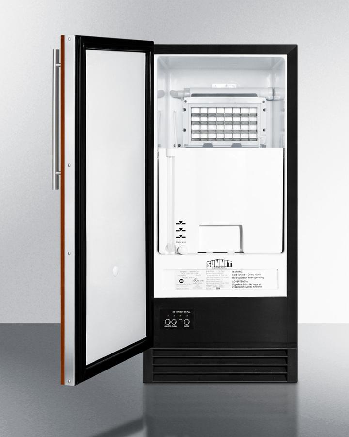 Summit 14.5" Slim Fitting Built In Ice Maker BIM44GIFADA