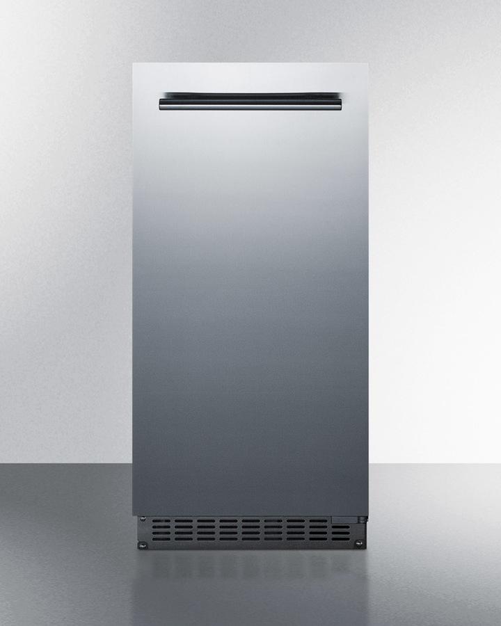 Summit 14.88" Slim Fitting Built In Ice Maker BIM68OSGDR