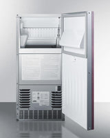Summit 14.88" Slim Fitting Built In Ice Maker BIM68OSGDRIF