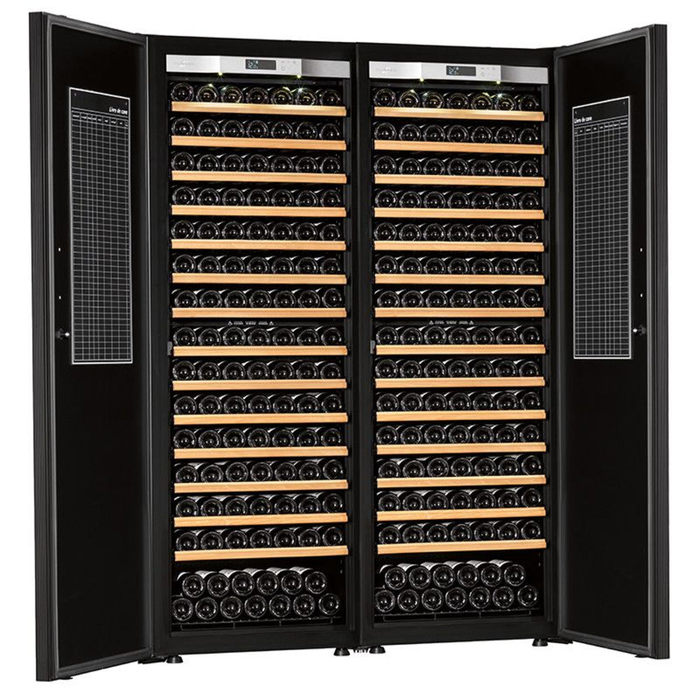 Transtherm Double Ermitage Solid Black Full Shelf