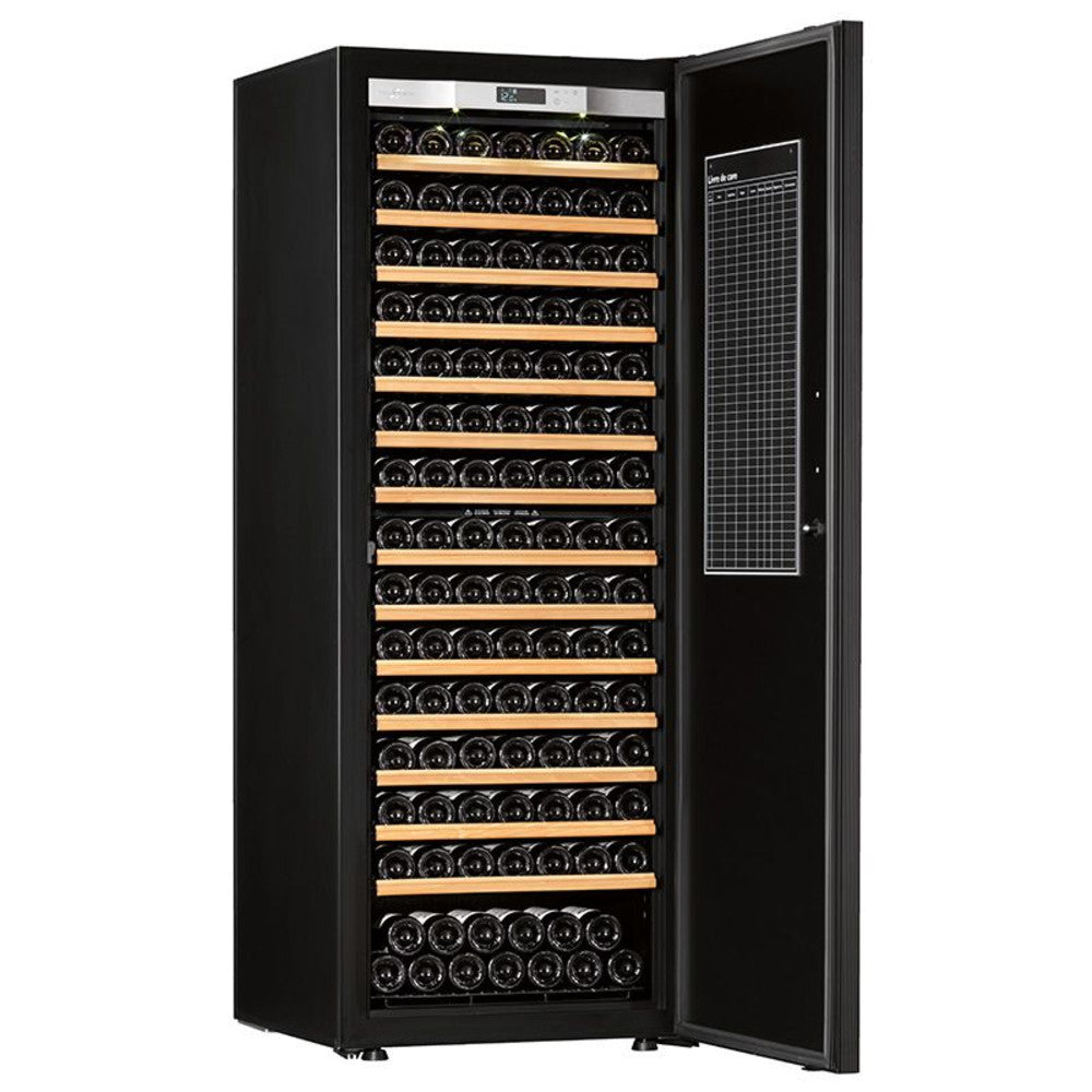 Transtherm Wine Coolers Ermitage Solid Black Full Shelf