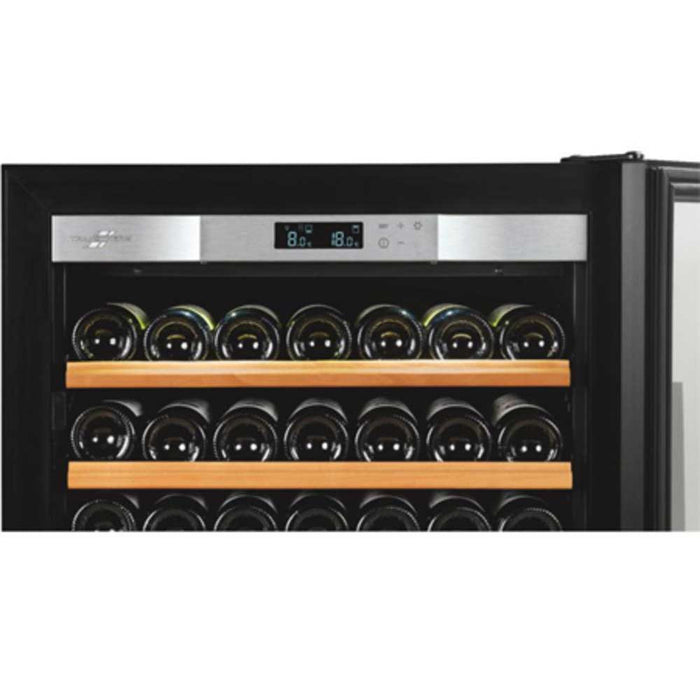 Transtherm Wine Coolers Ermitage Solid Black Full Shelf